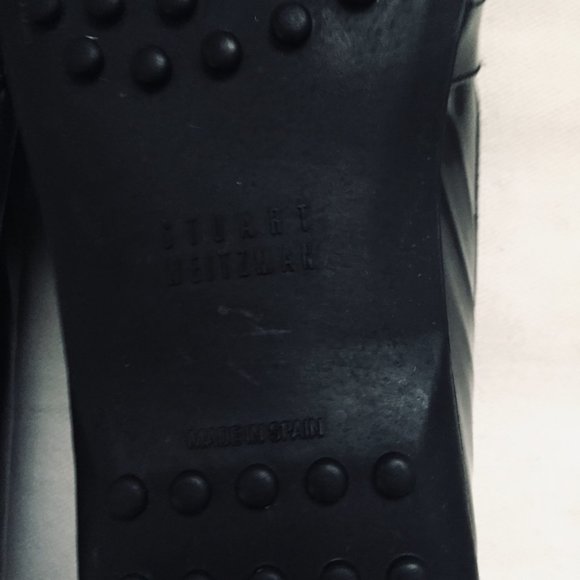 Stuart Weitzman Black Patent Penny Loafer 7.5B - Picture 8 of 12